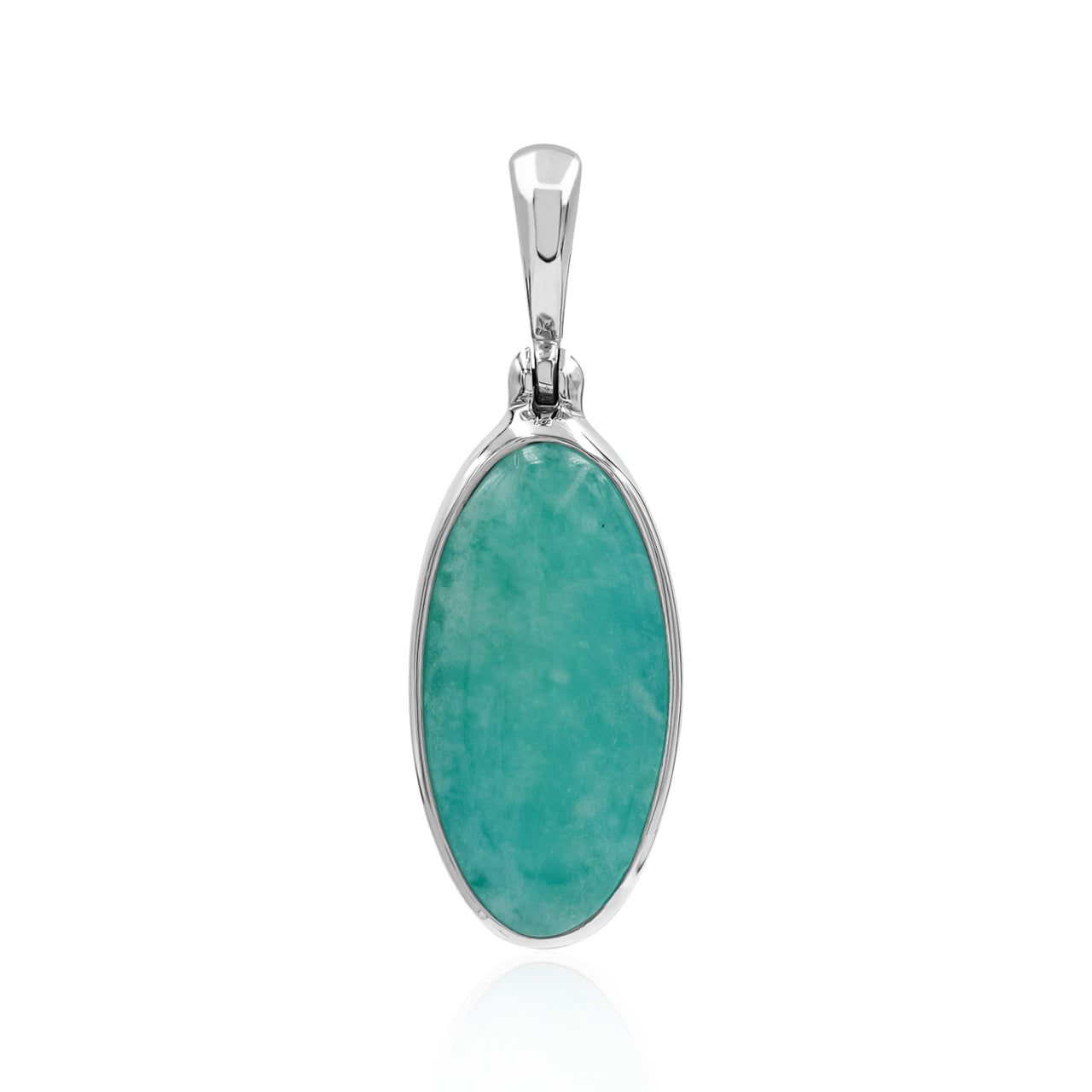 Amazonite Oval Pendant