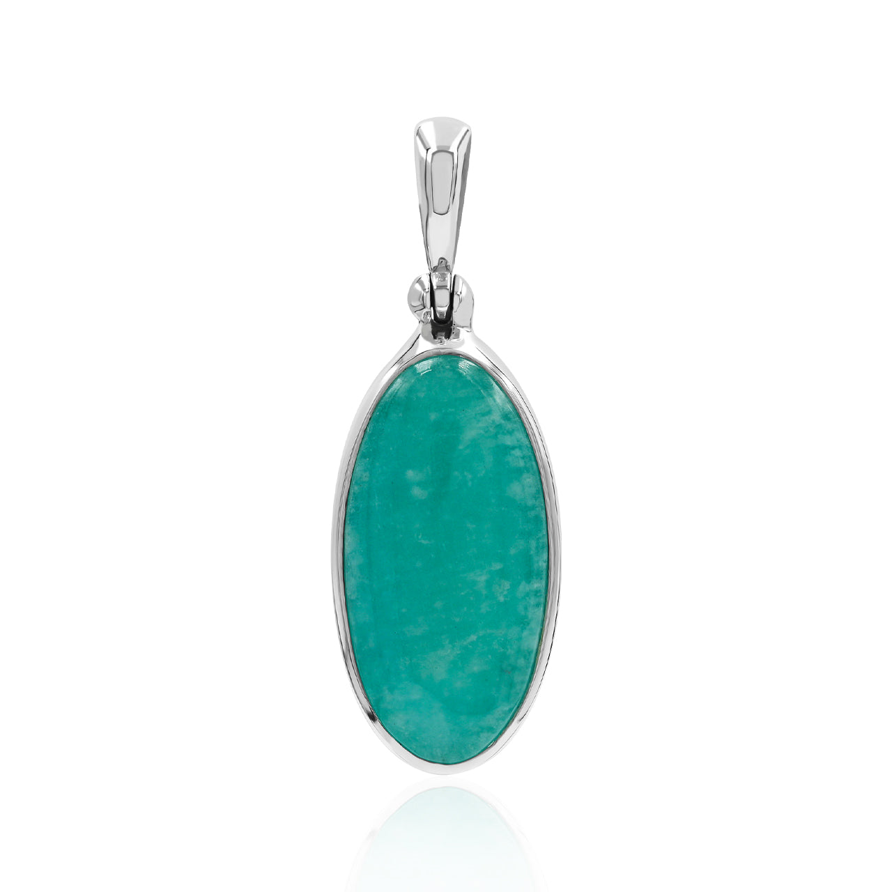 Amazonite Oval Pendant