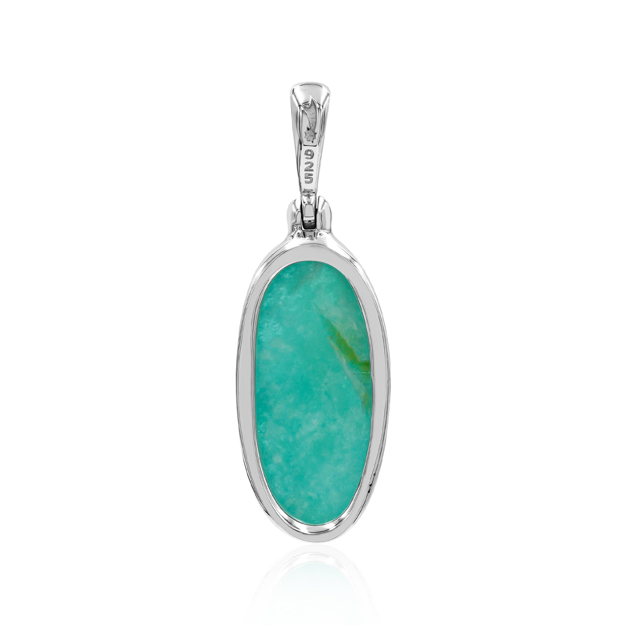 Amazonite Oval Pendant