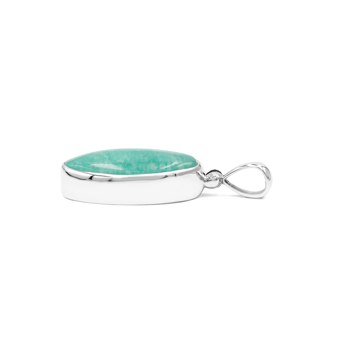 Amazonite Oval Pendant