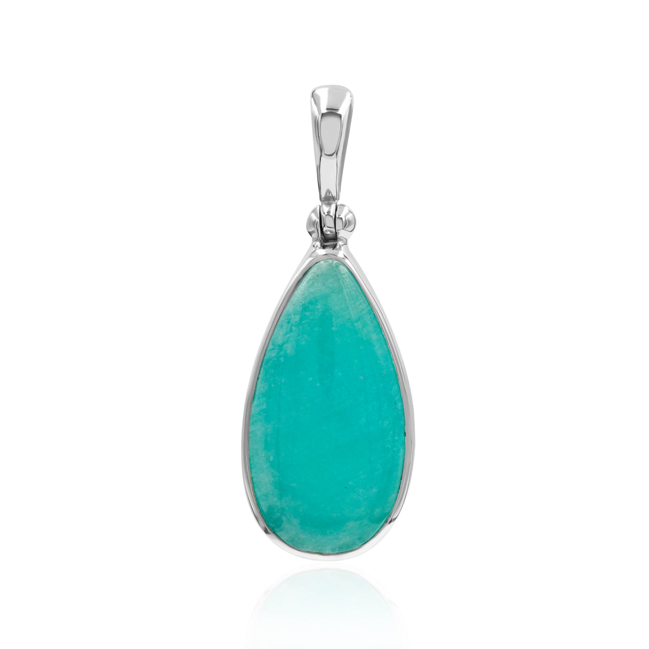 Amazonite Pear Pendant