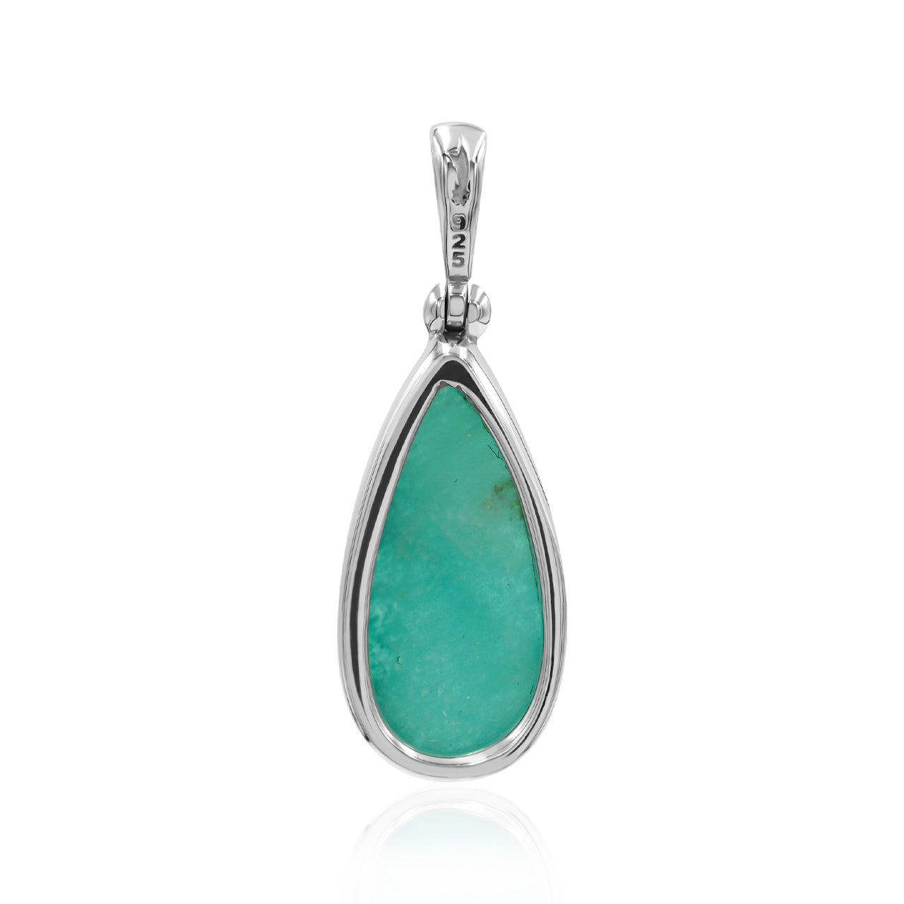 Amazonite Pear Pendant