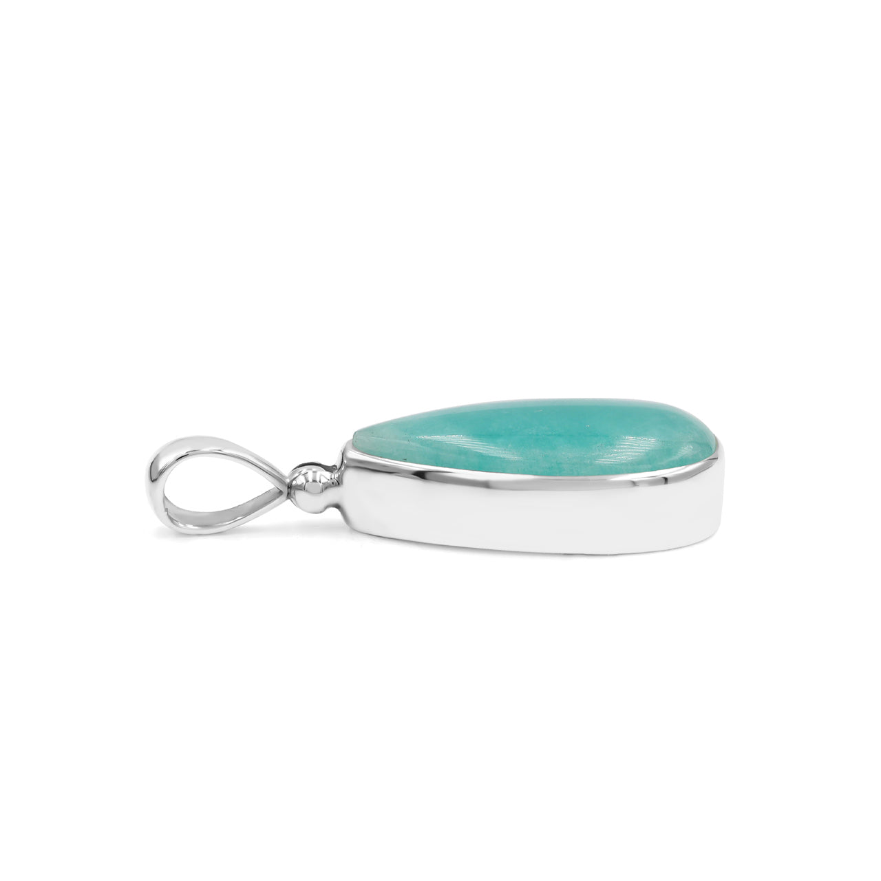 Amazonite Pear Pendant