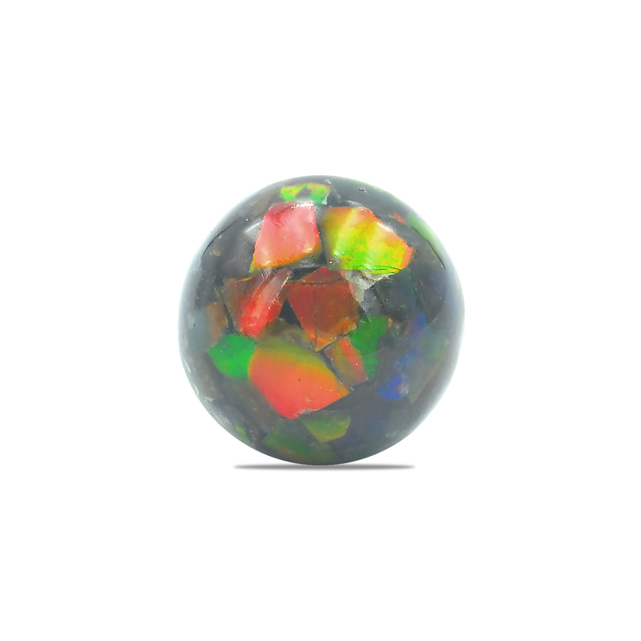 Ammolite Bead with Drilled Hole