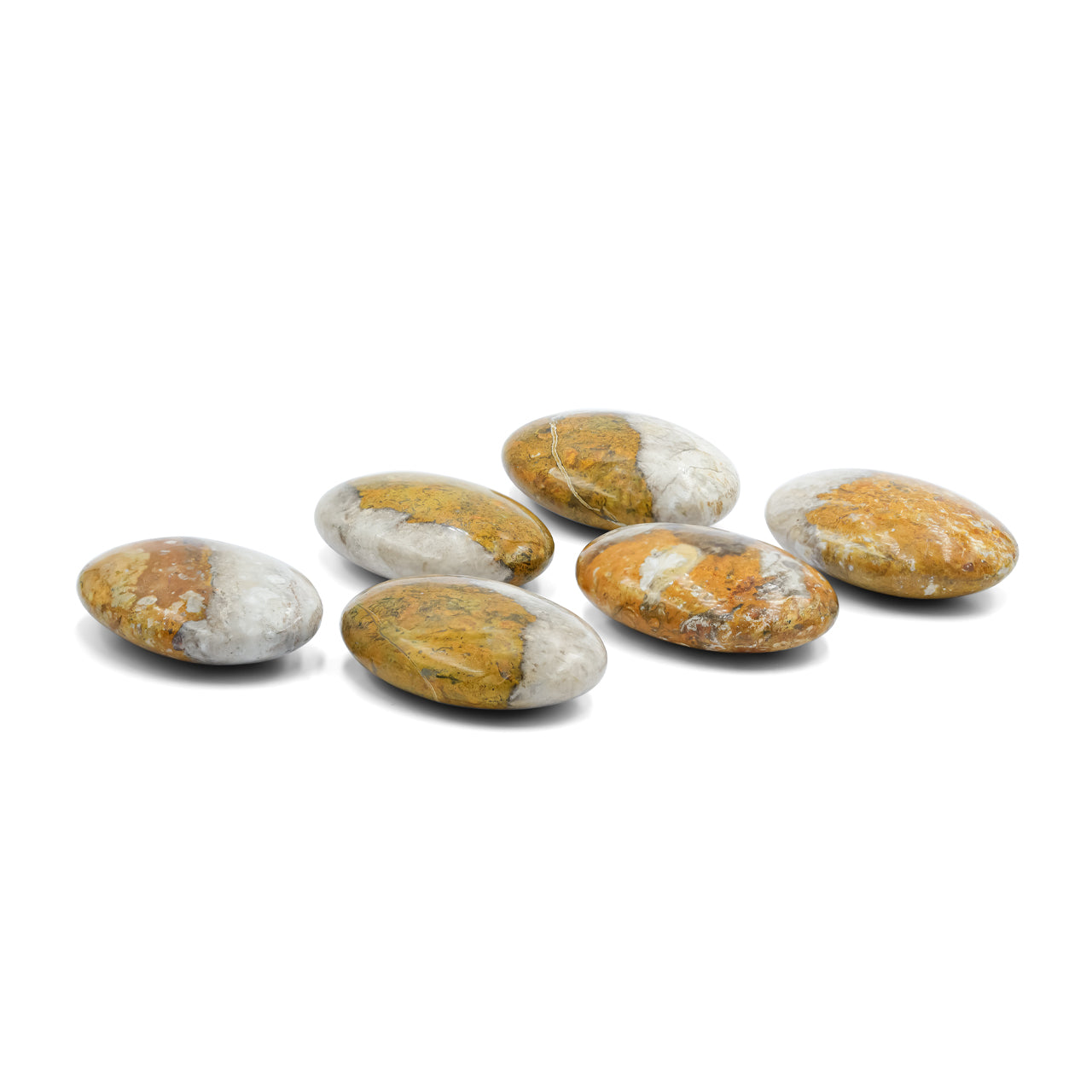 Bumblebee Jasper Palm Stones