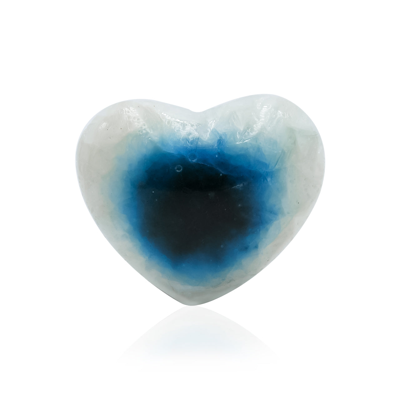 Heart Blue Ice Glacierite Cabochon - Small