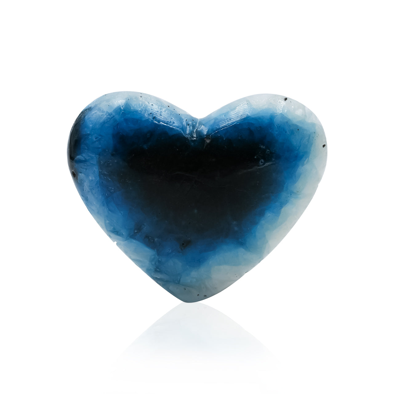 Heart Blue Ice Glacierite Cabochon - Large