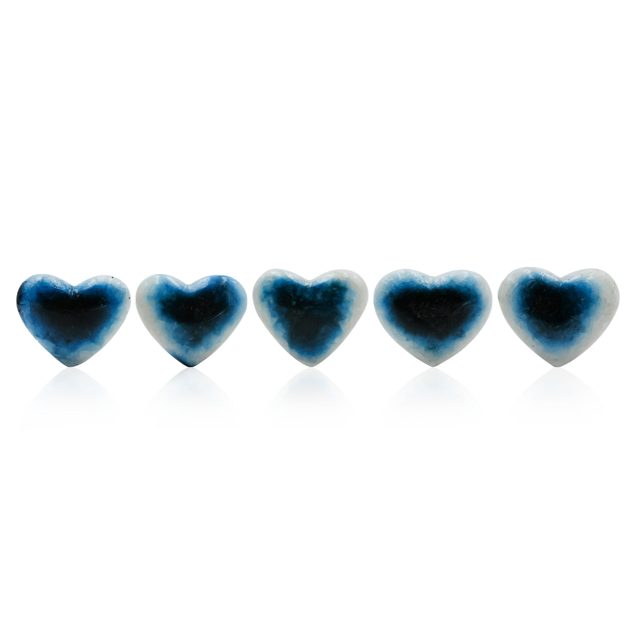 Heart Blue Ice Glacierite Cabochon - Large