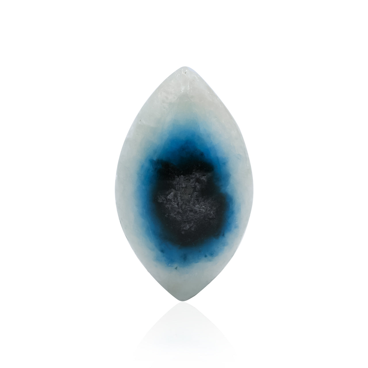 Eyeshape Blue Ice Glacierite Cabochon - Small