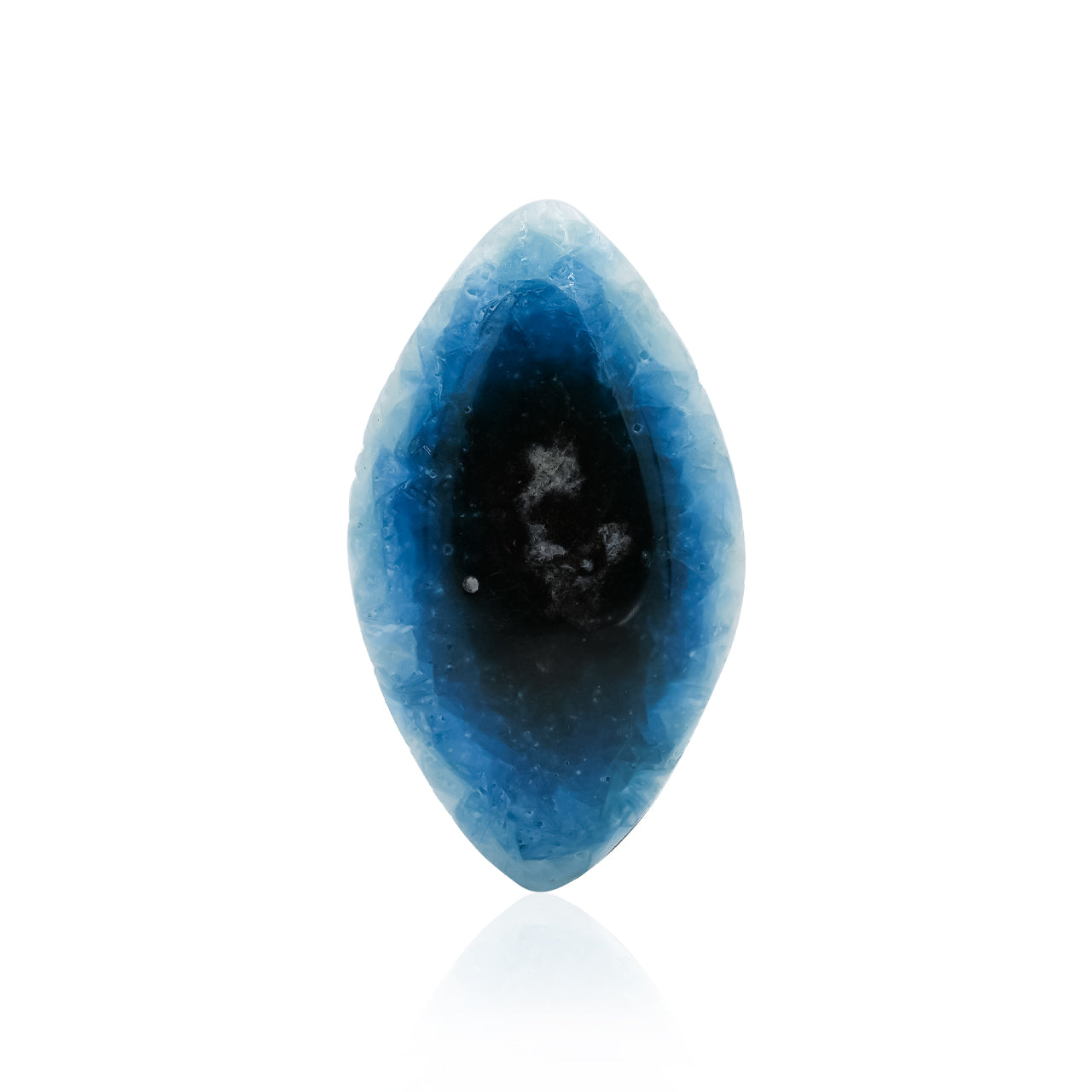 Eyeshape Blue Ice Glacierite Cabochon - Large