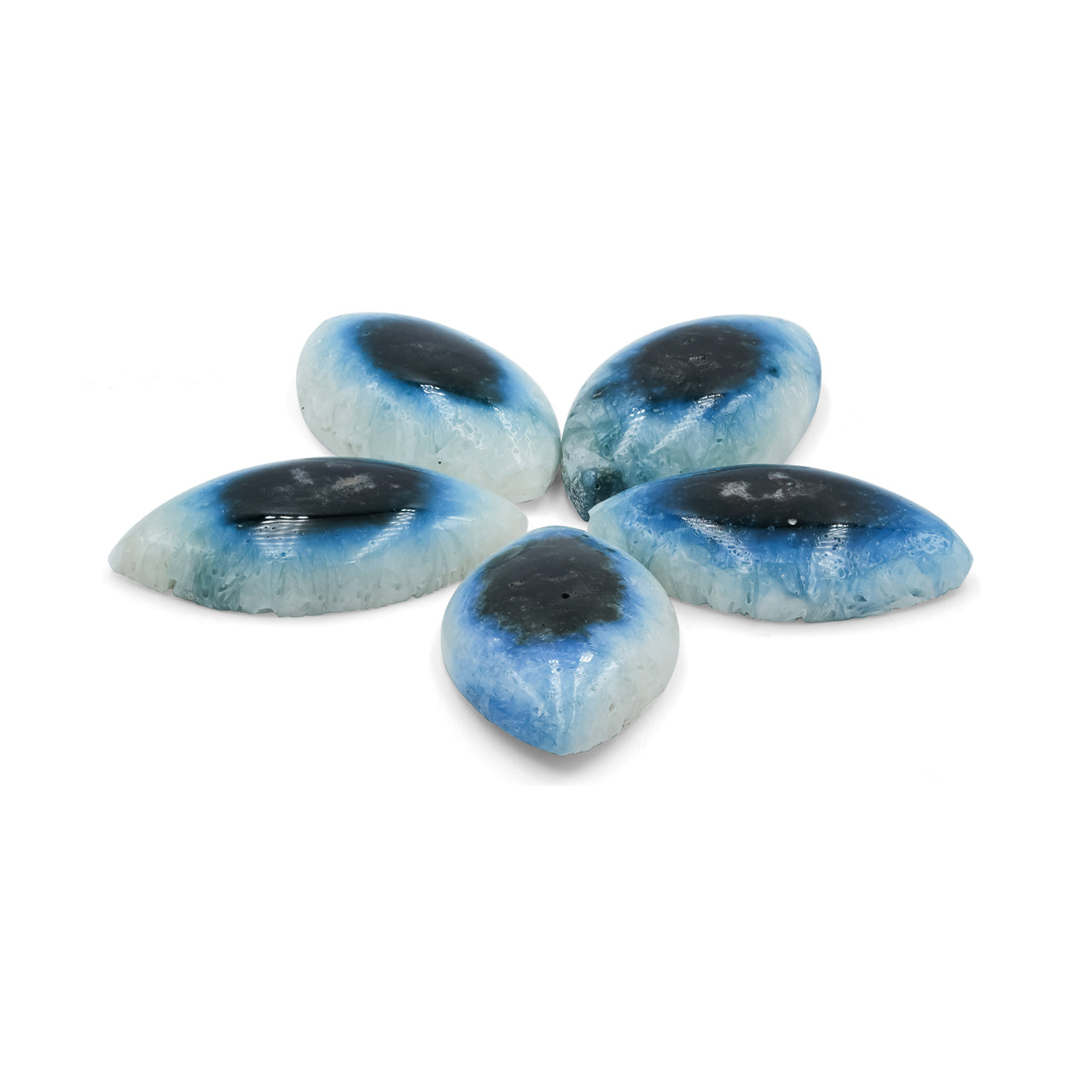 Eyeshape Blue Ice Glacierite Cabochon - Large