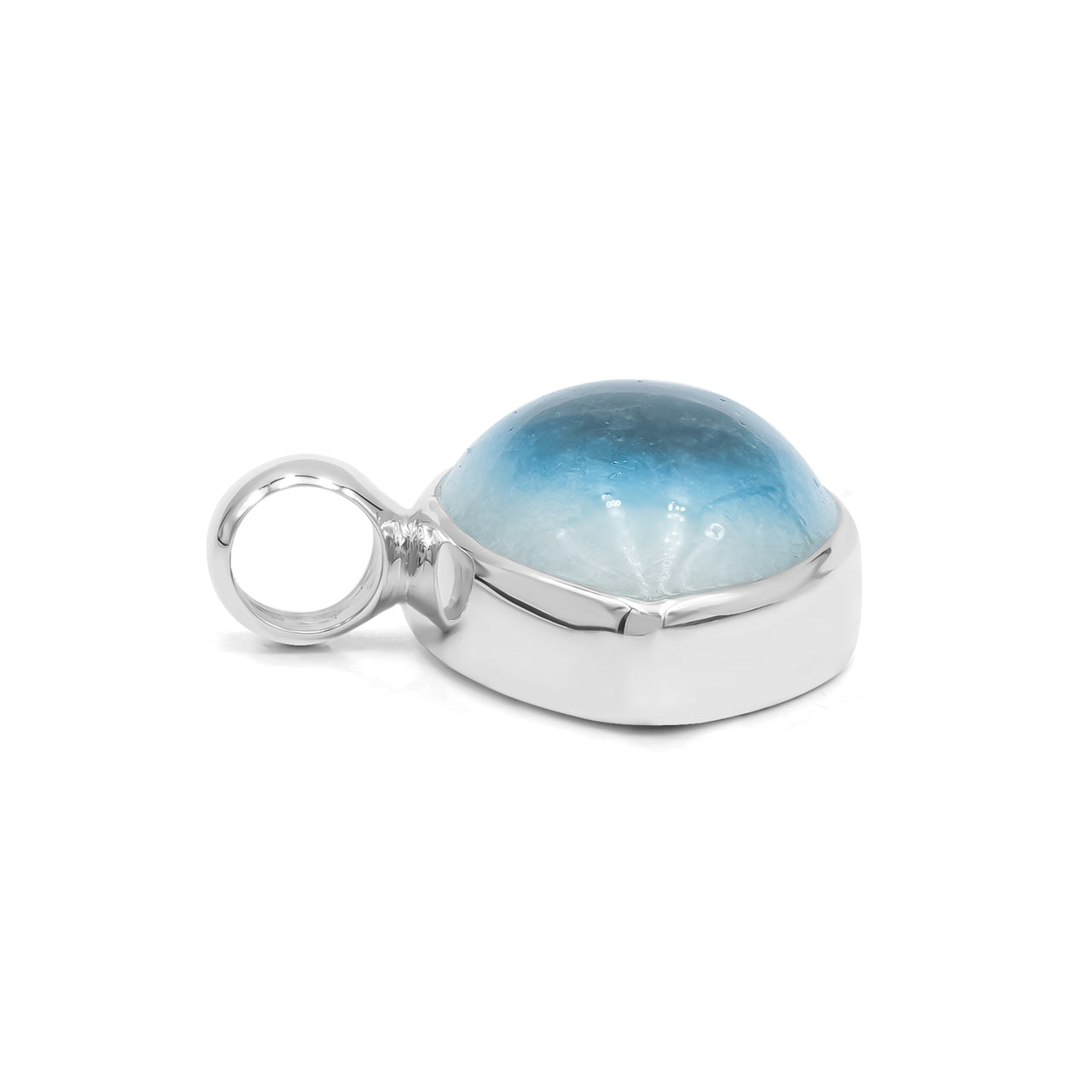 Blue Ice Glacierite Marquise Pendant