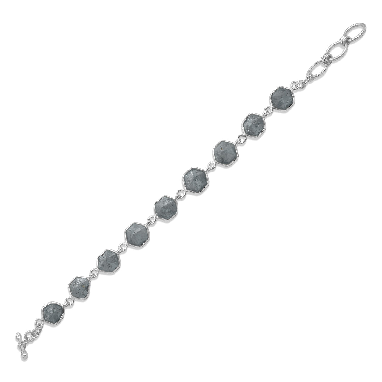 Starborn Beta Quartz Bracelet in Sterling Silver