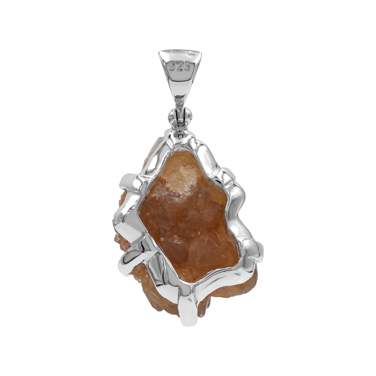 Star Citrine Prong Set Pendant