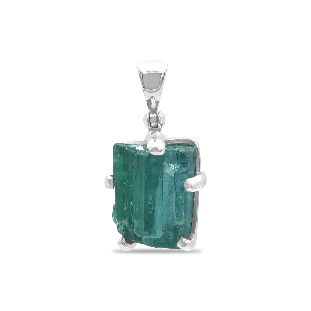 Starborn Emerald Crystal Pendant in Sterling Silver