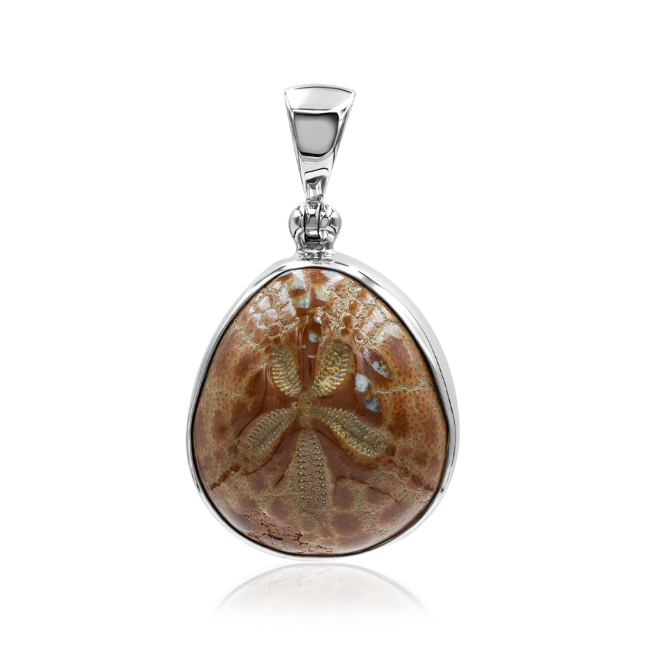 Fossil Sea Urchin Bezel Pendant