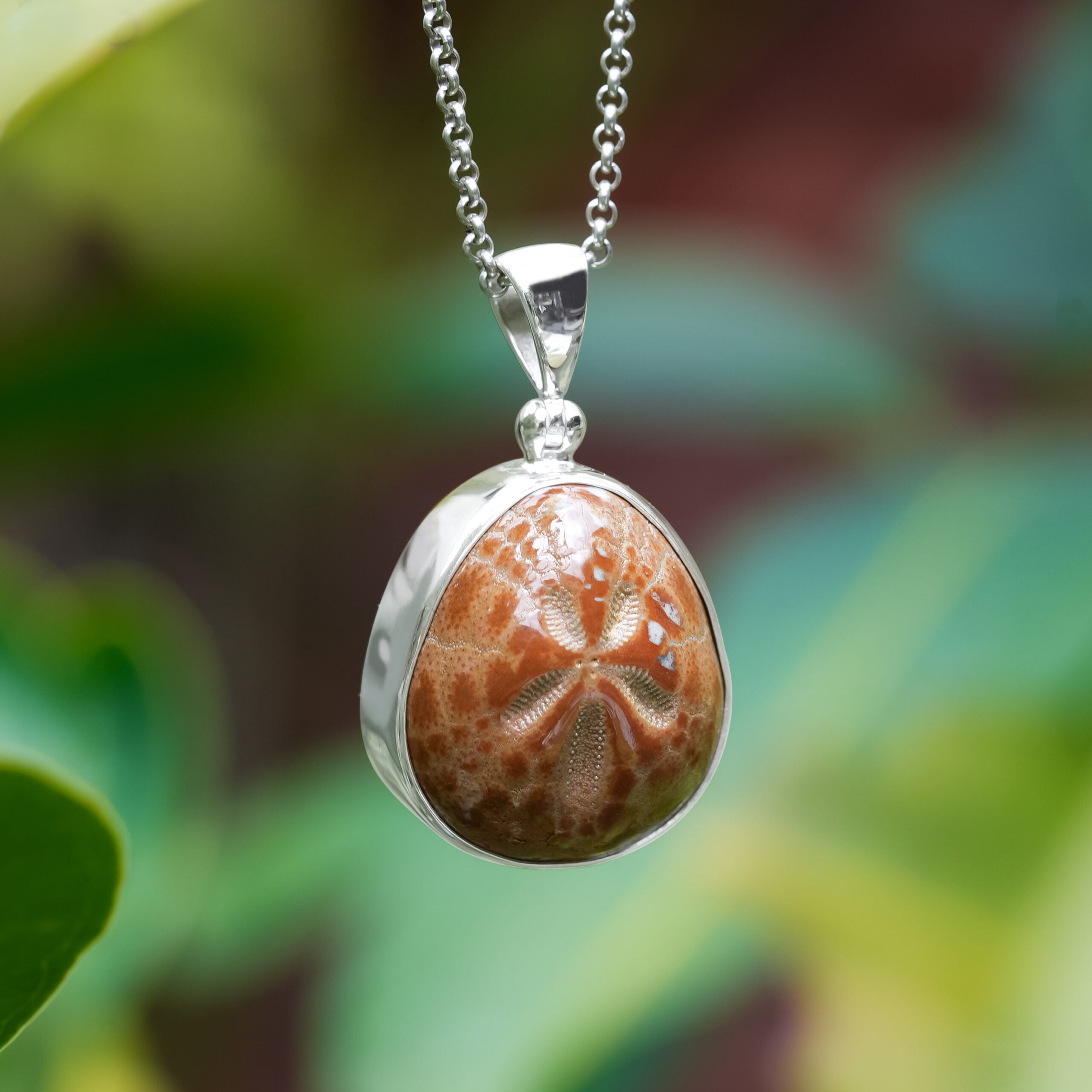 Fossil Sea Urchin Pendant