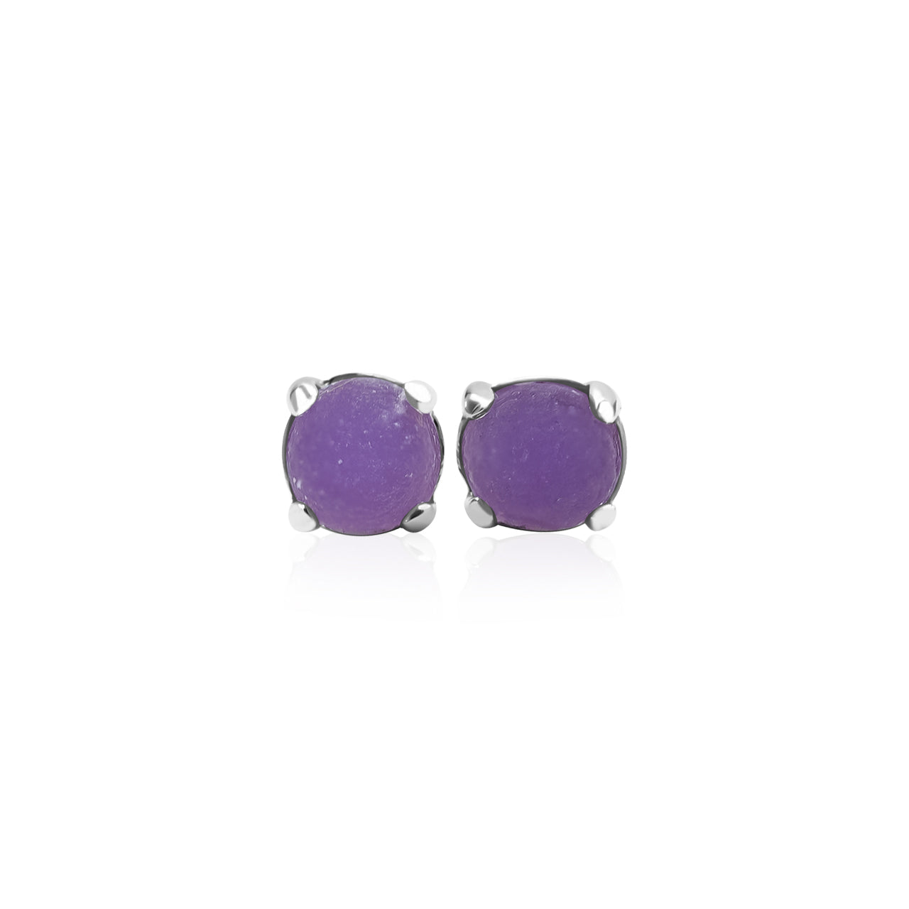 Grape Chalcedony Post Earring