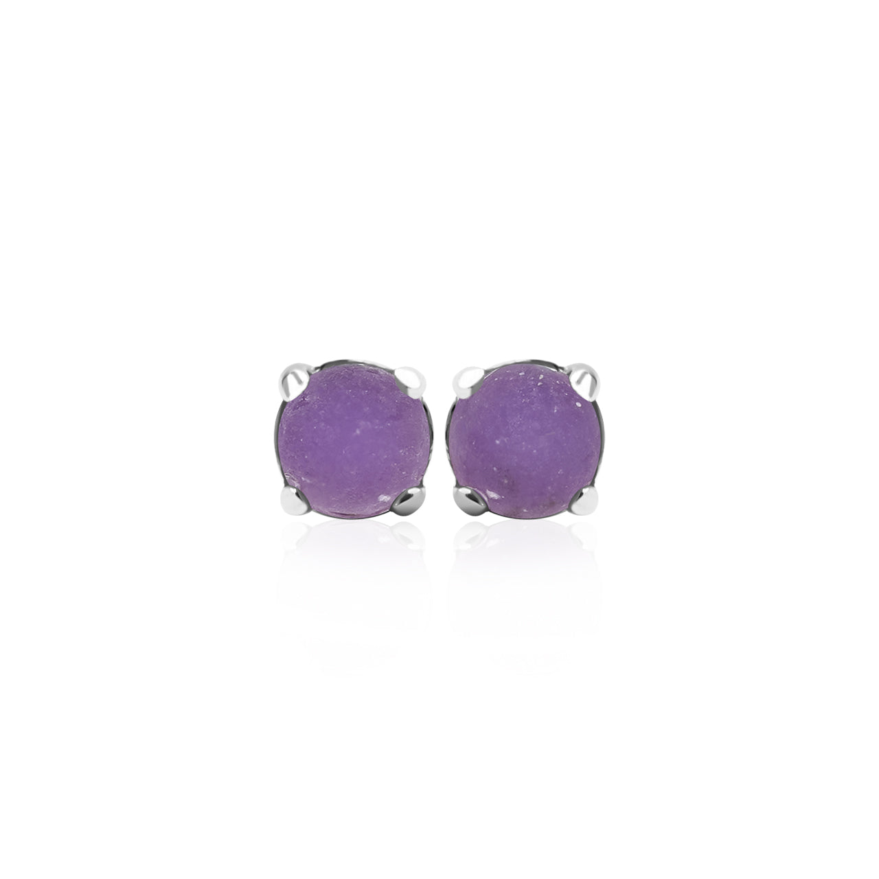 Grape Chalcedony Post Earring