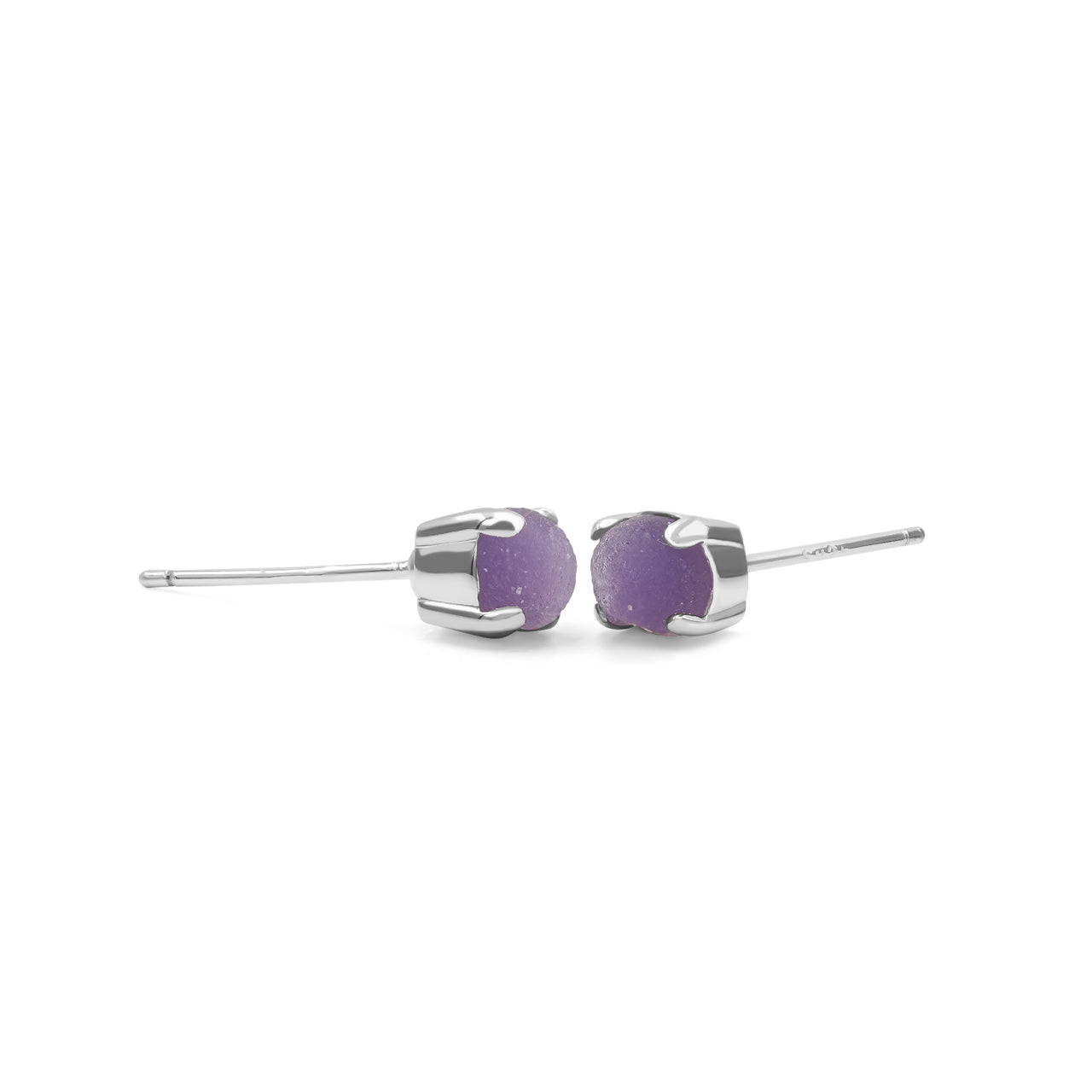 Grape Chalcedony Post Earring