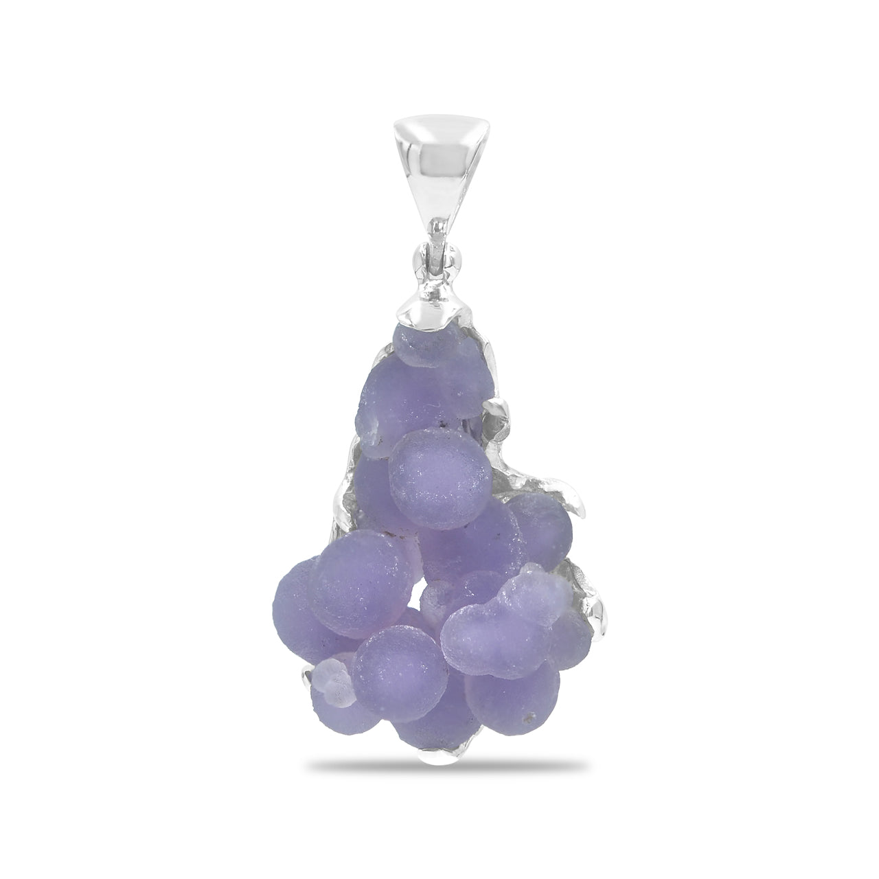 Starborn Grape Chalcedony Pendant in Sterling Silver