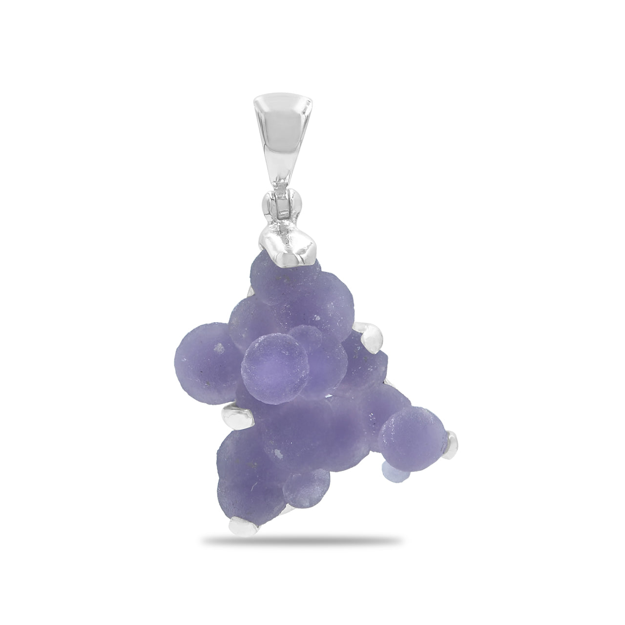 Starborn Grape Chalcedony Pendant in Sterling Silver