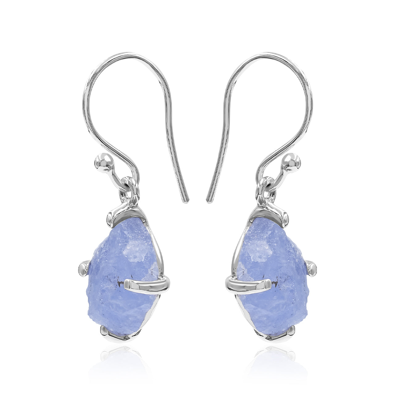 Fluorescent Hackmanite Dangle Earrings