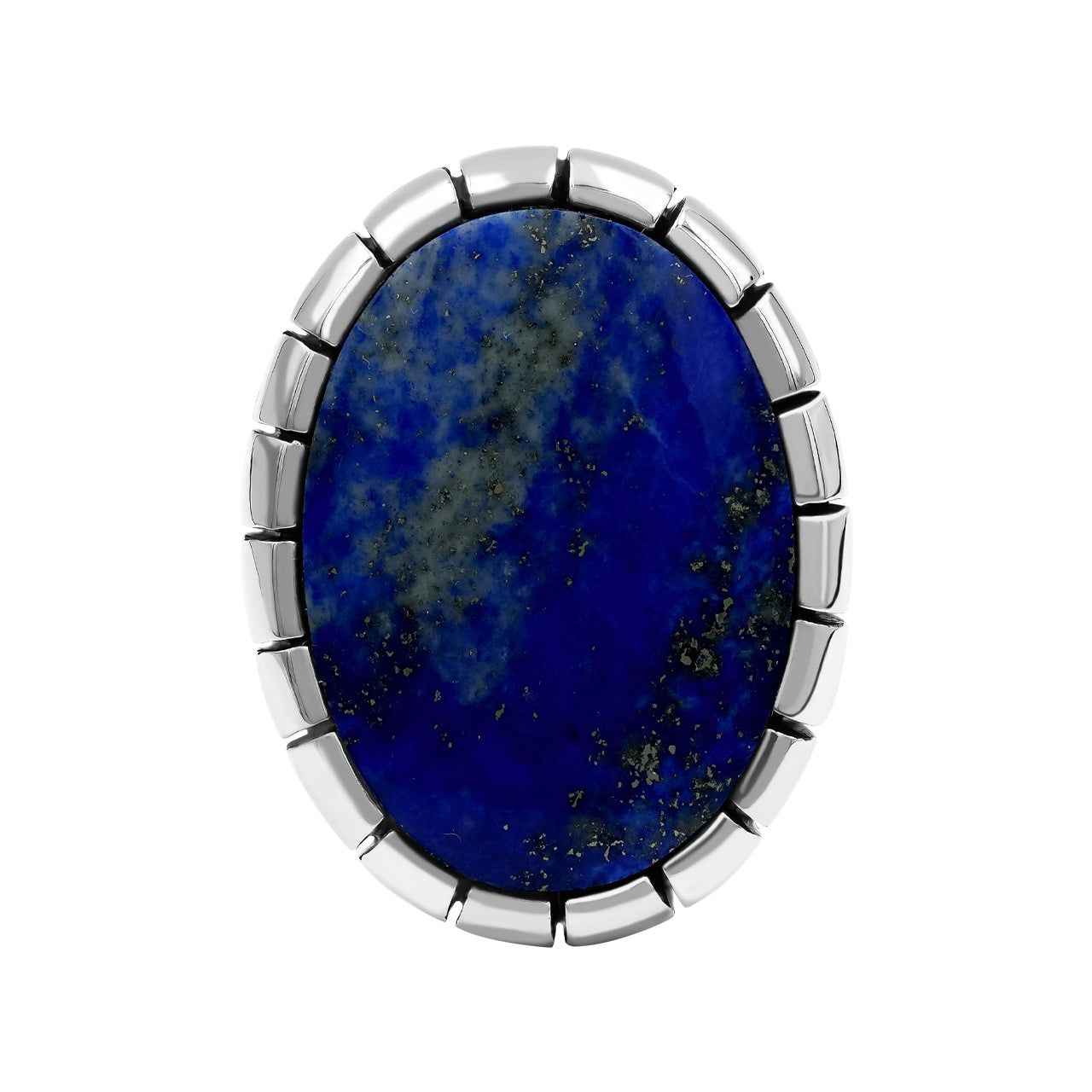 Starborn Lapis Lazuli Ring with Bali Design Shank in Sterling Silver