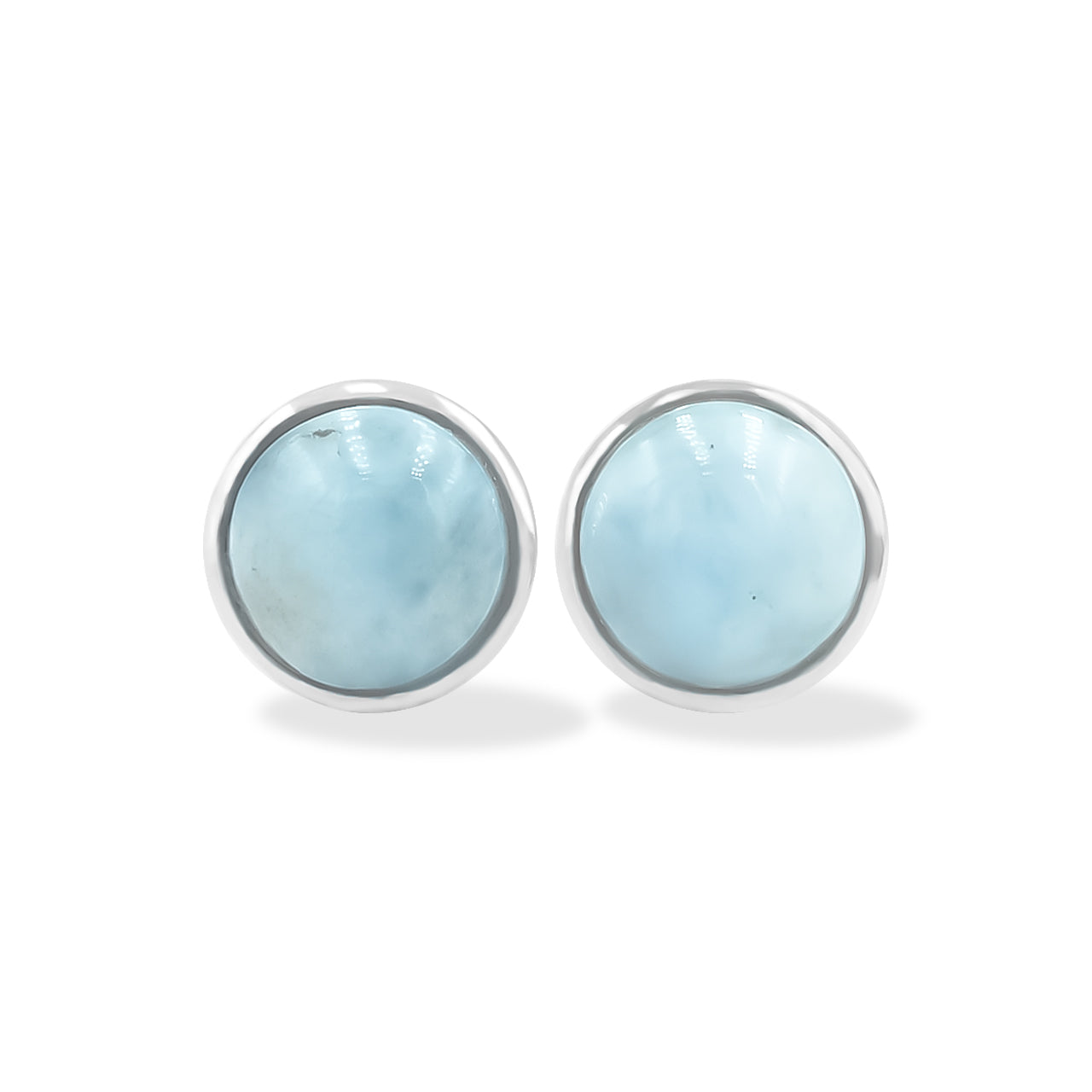 Starborn Larimar Post Style Earrings in Sterling Silver