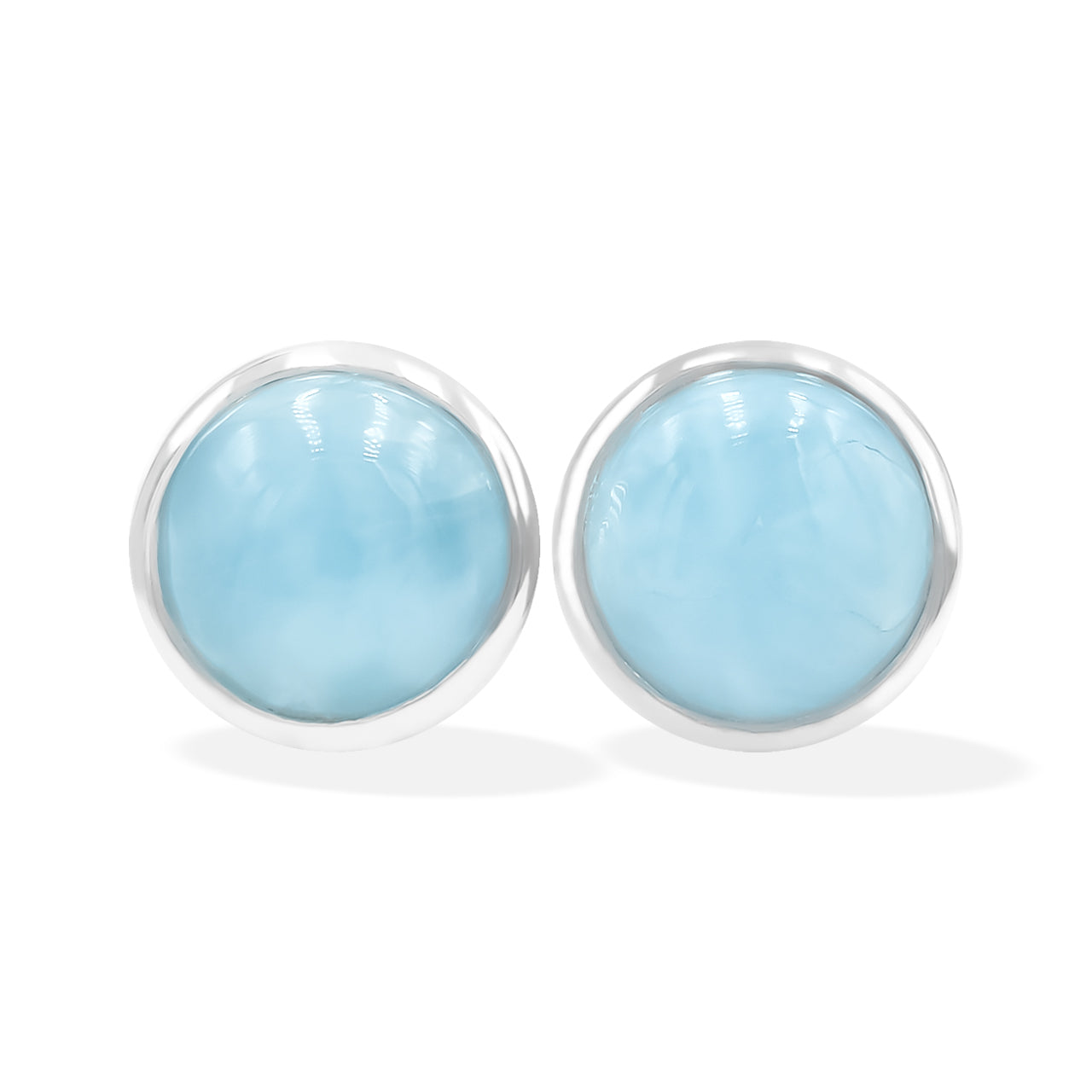 Starborn Larimar Post Style Earrings in Sterling Silver