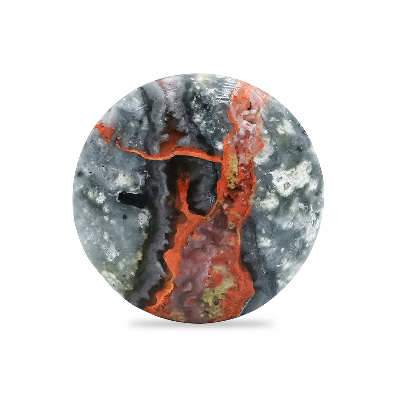 Starborn Magma Chalcedony Round Cabochon 20mm - 1 piece