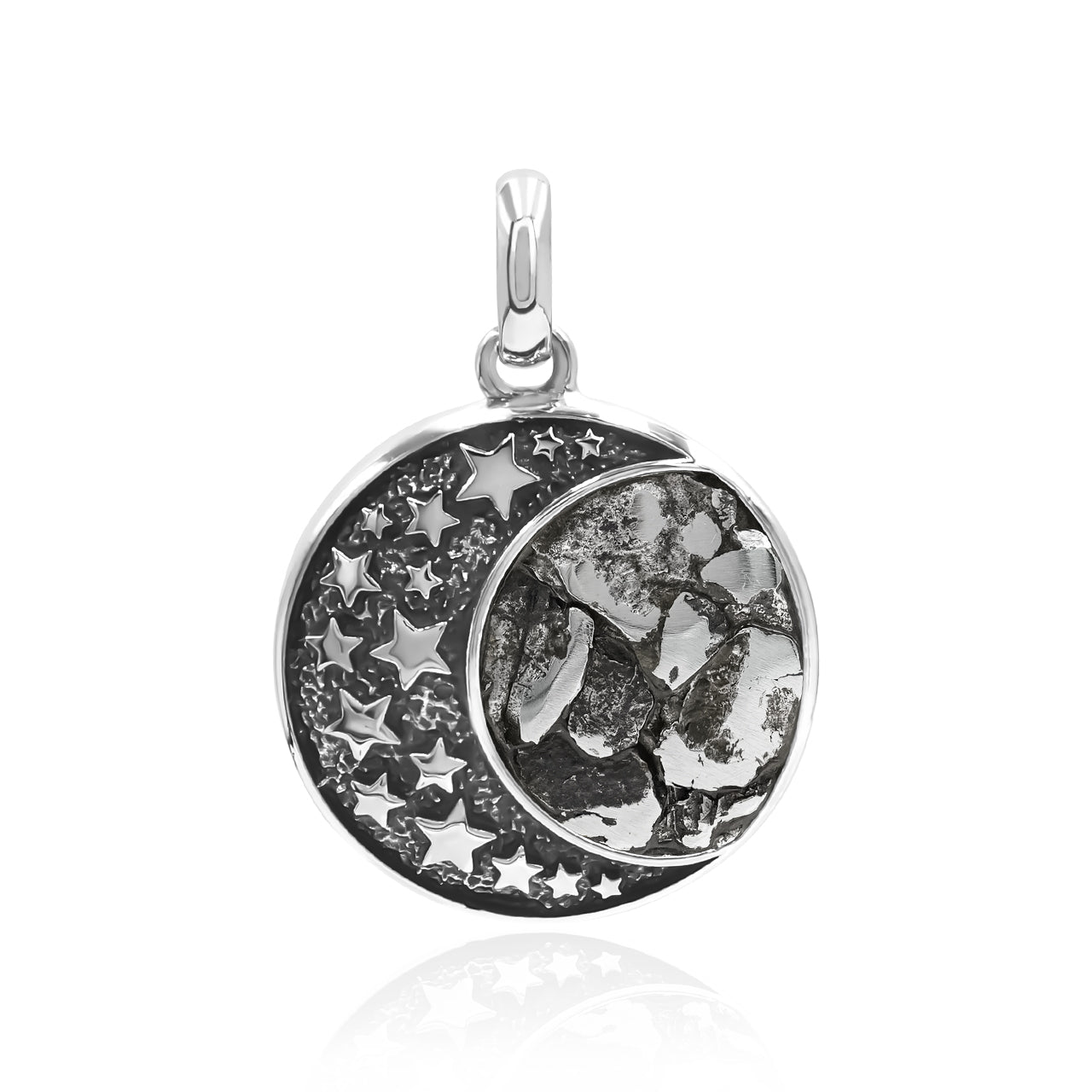 Starborn Campo Del Cielo Meteorite Pendant in Sterling Silver