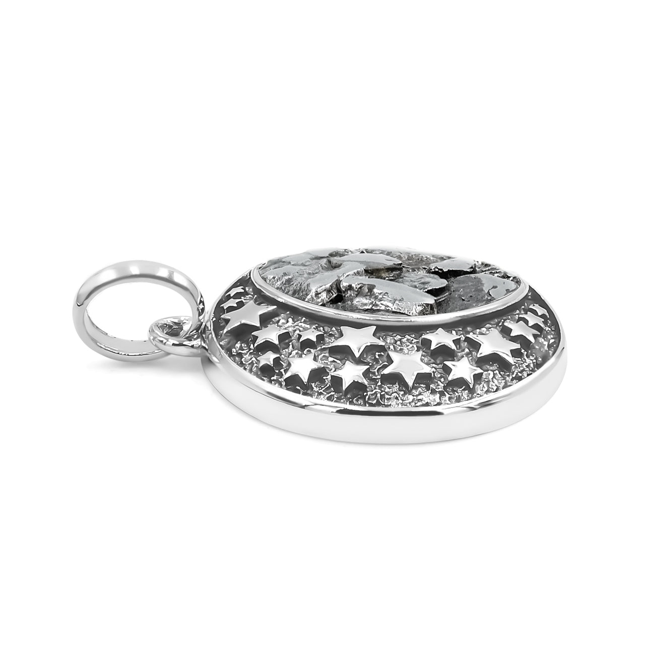 Starborn Campo Del Cielo Meteorite Pendant in Sterling Silver