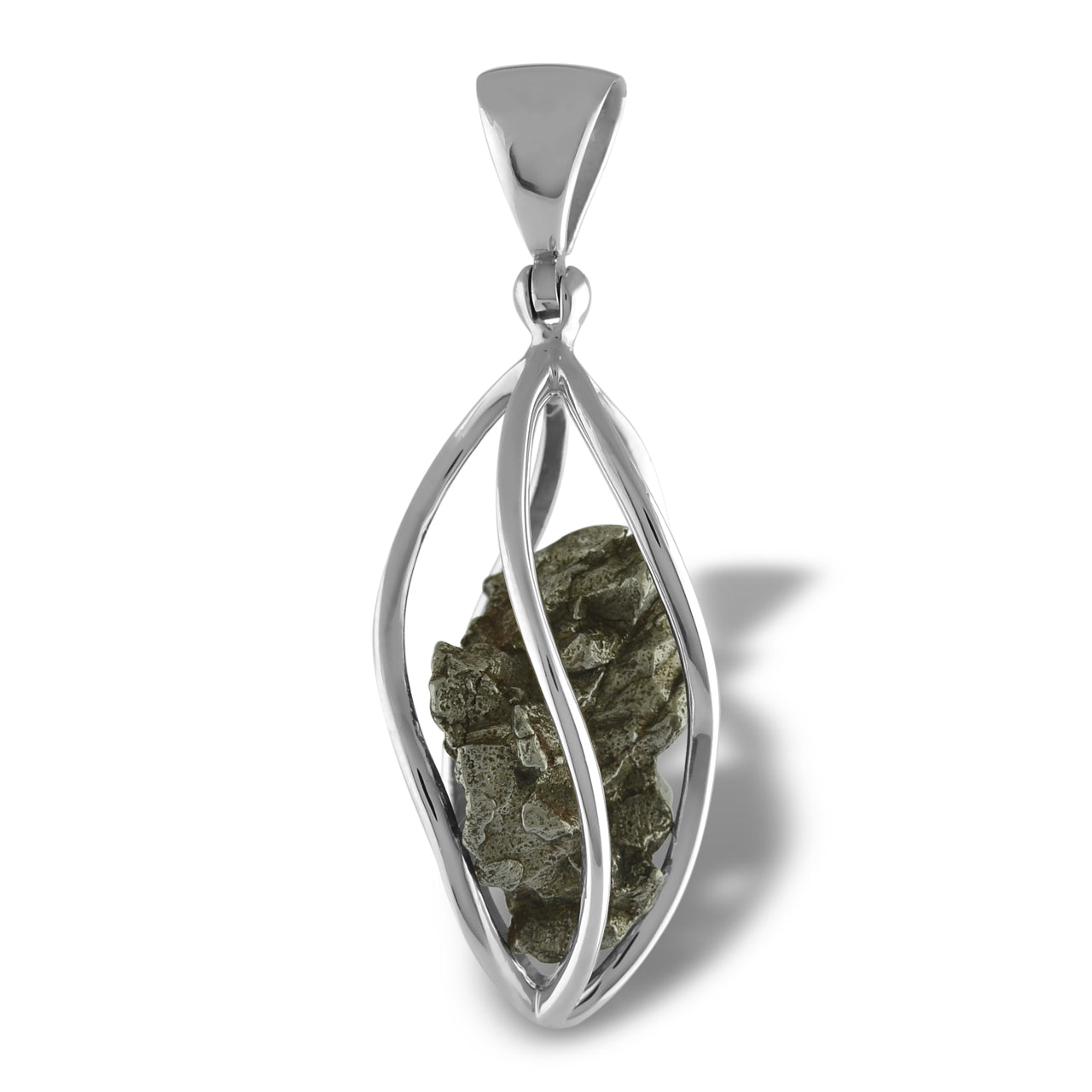 Campo del Cielo Meteorite Cage Pendant