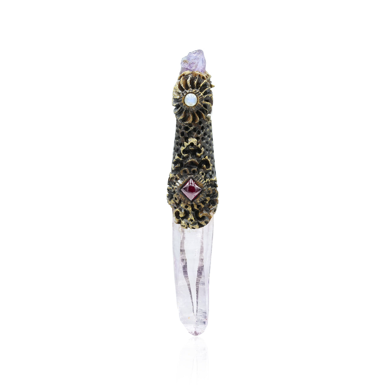 Vera Cruz Amethyst Wand Pendant