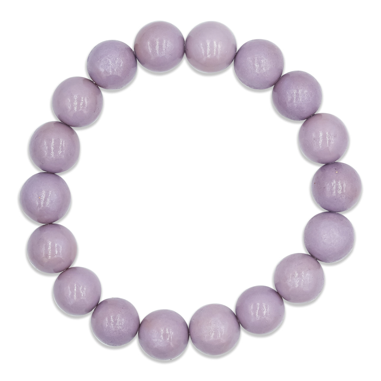 Phosphosiderite 10mm Bead Bracelet