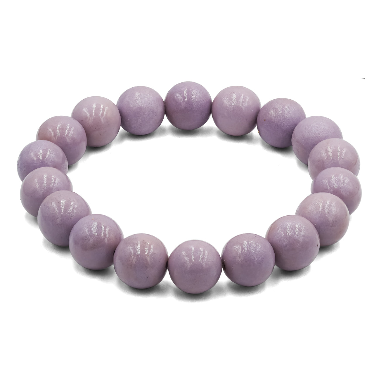 Phosphosiderite 10mm Bead Bracelet