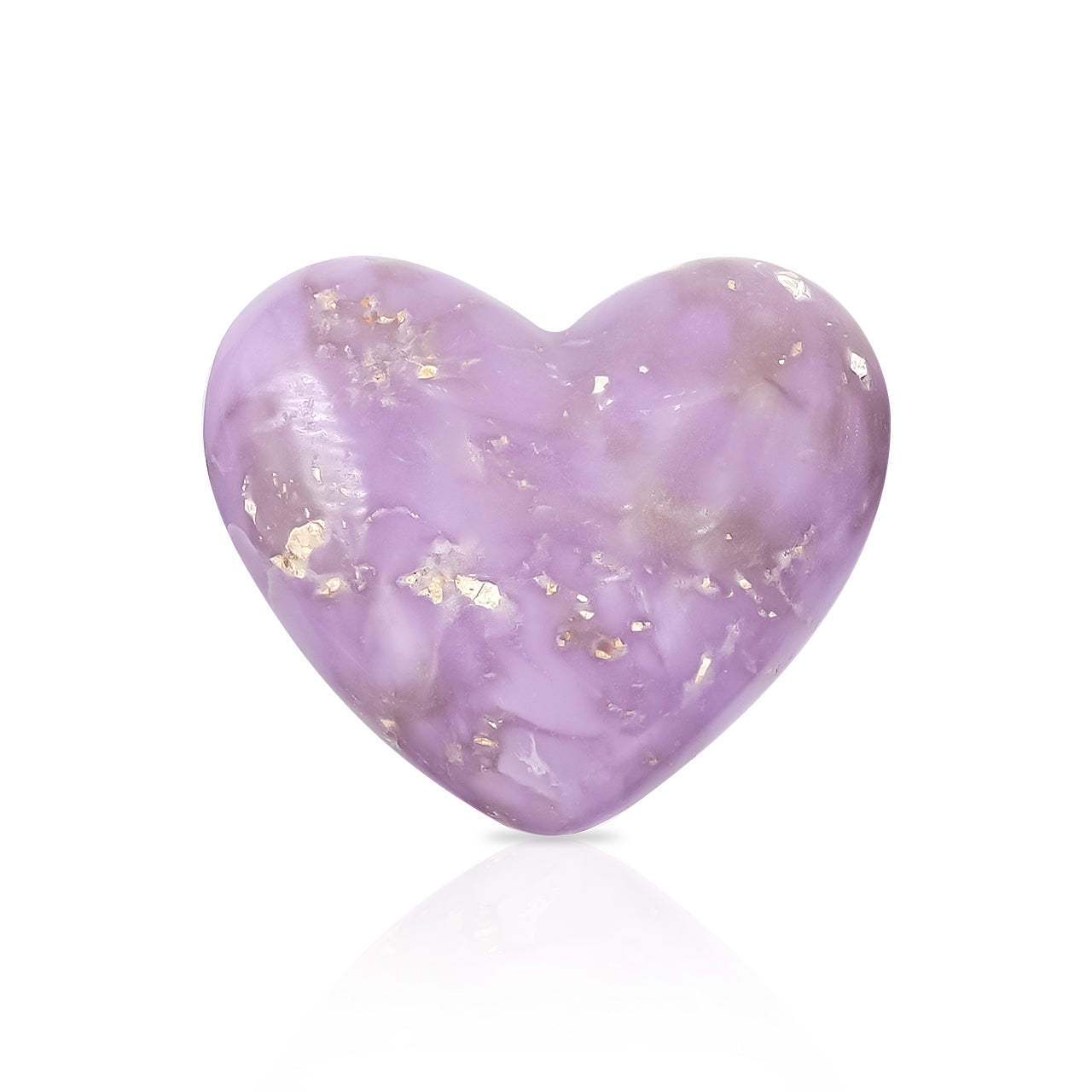 Natural Phosphosiderite heart cabochon- Large