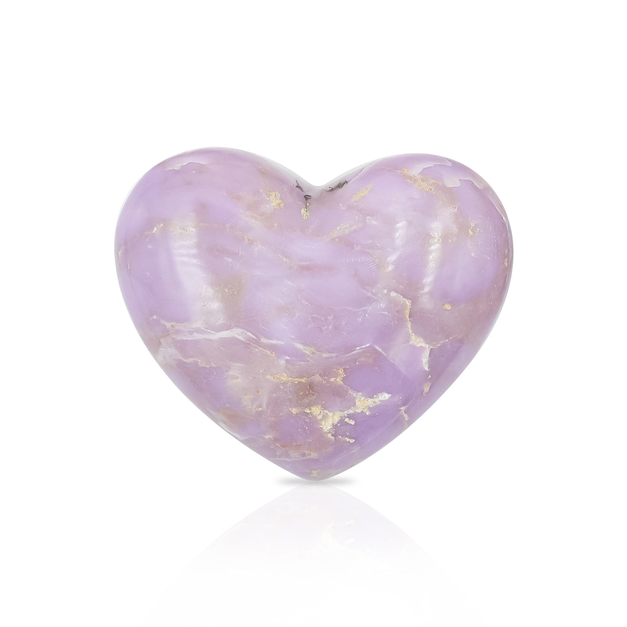 Natural Phosphosiderite heart cabochon-Medium