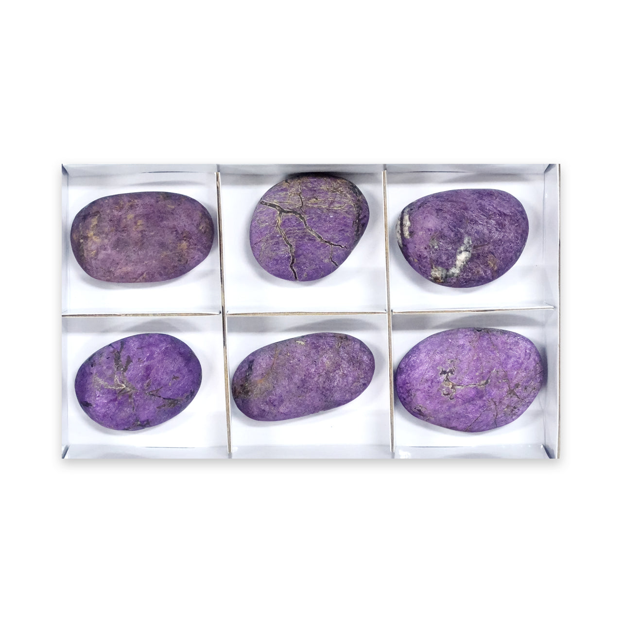 Purpurite Velvet Freeform Palm Stones 500 grams - 6 pieces