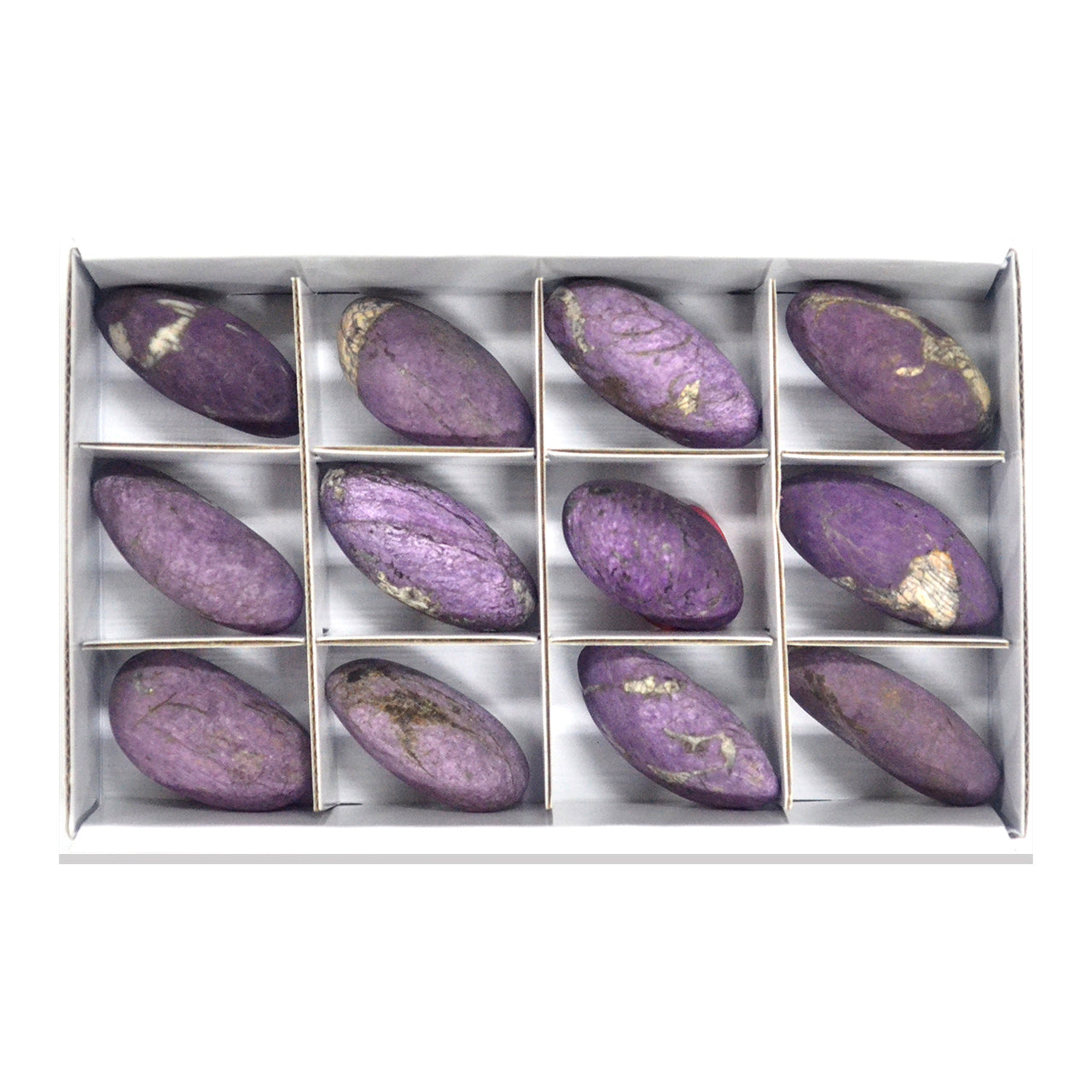 Purpurite Velvet Freeform Palm Stones 12 Pieces - 1000 Grams