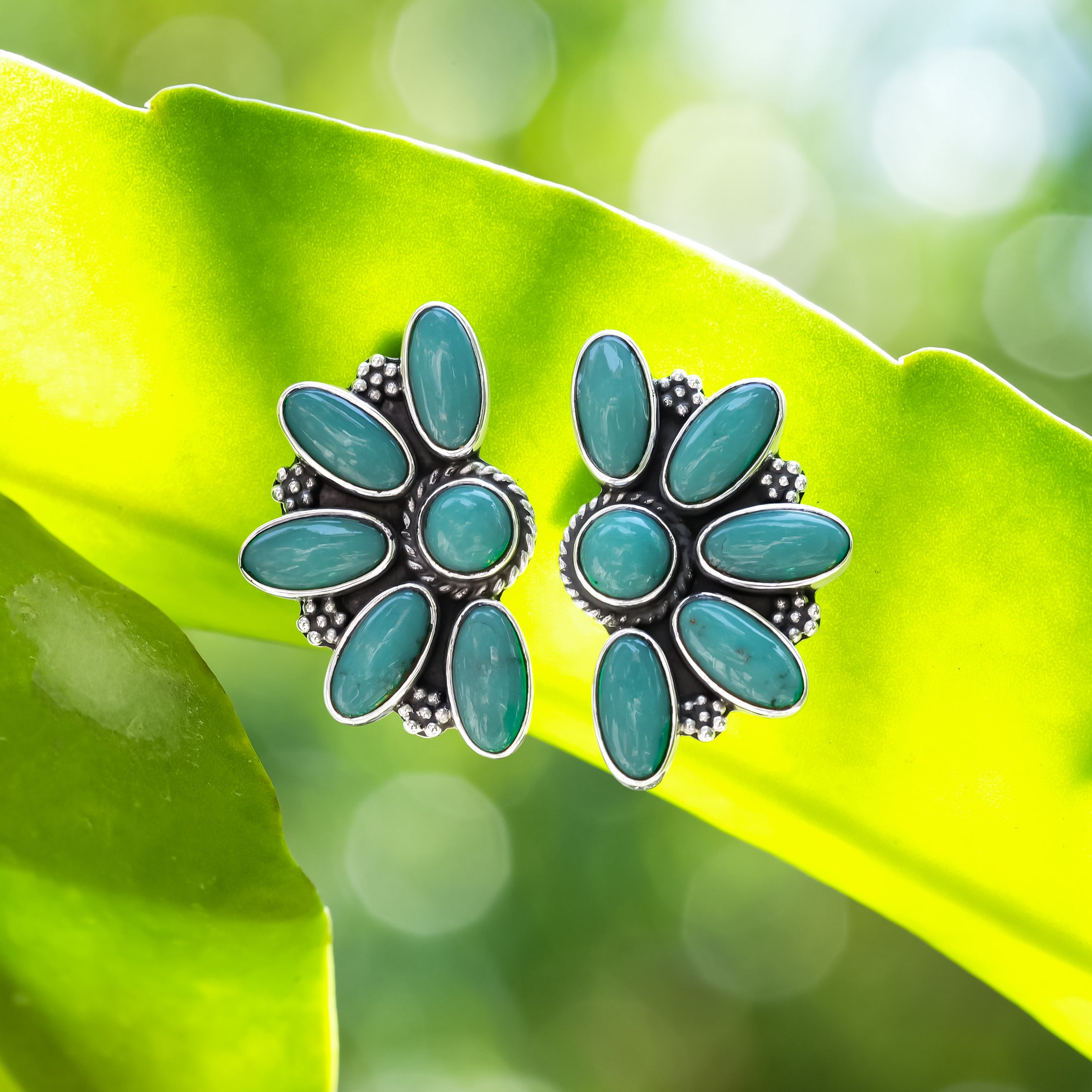 Campitos Turquoise Post Earrings