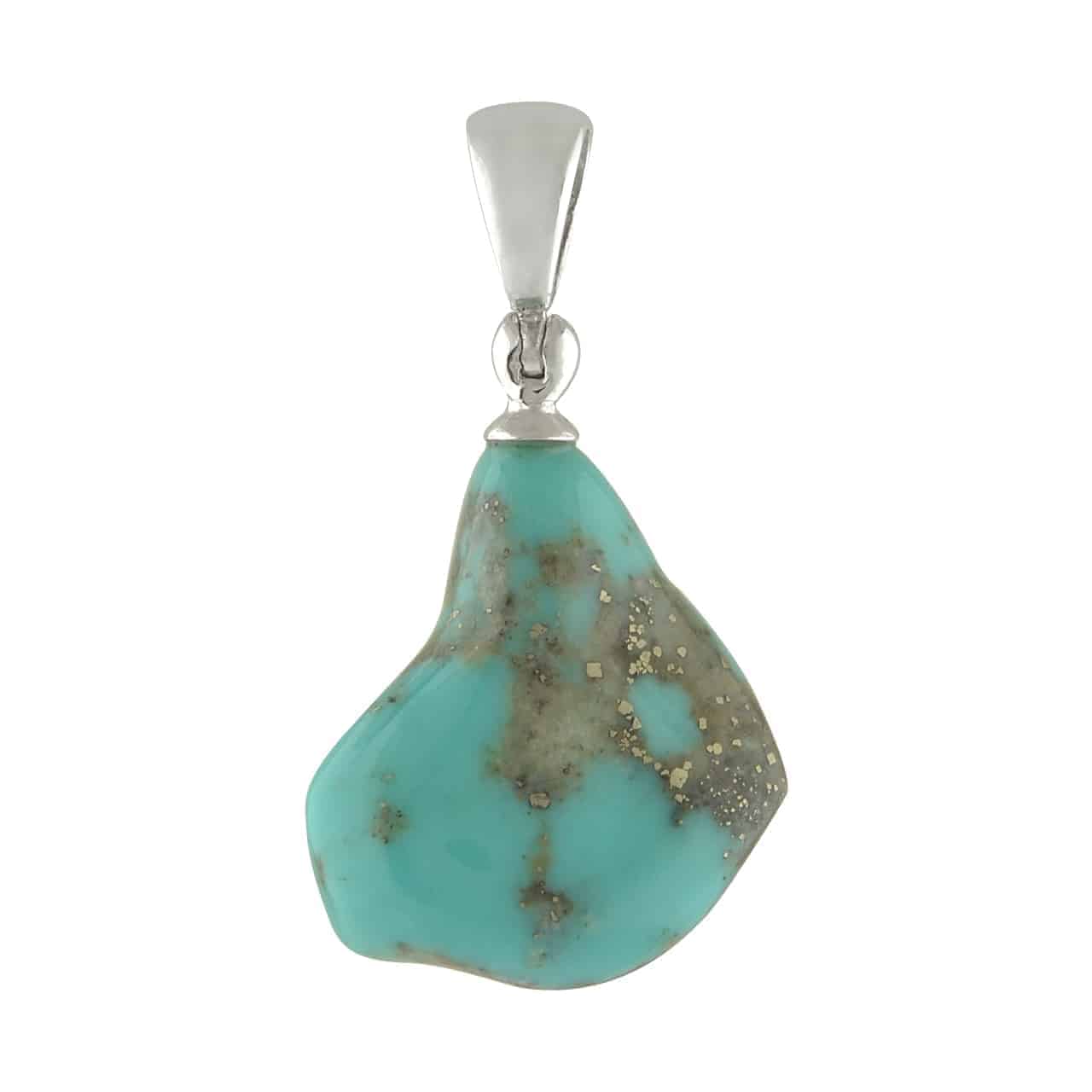 Starborn Campitos Turquoise Pendant in Sterling Silver