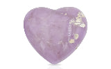 Natural Phosphosiderite heart cabochon - Small