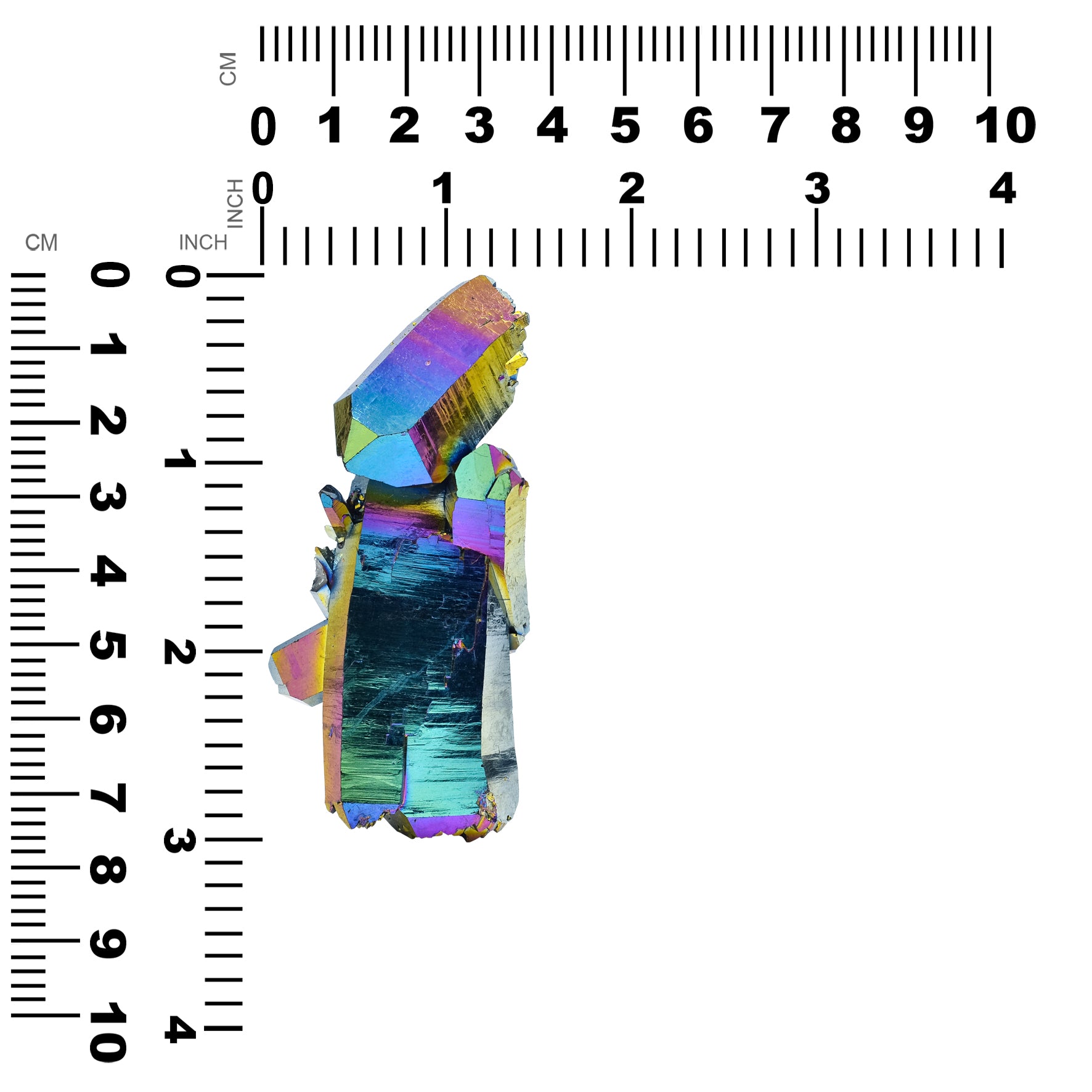 Rainbow Titanium Quartz Cluster 239.5 cts