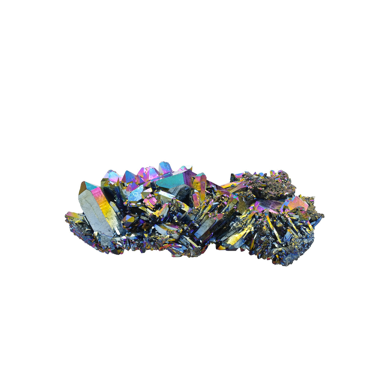 Rainbow Titanium Quartz Cluster 175 cts