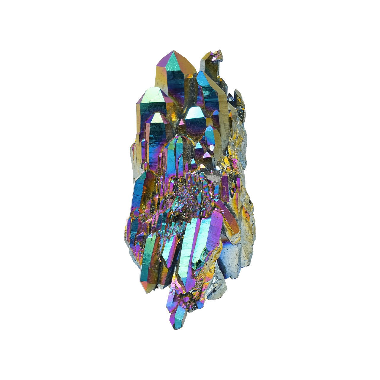 Rainbow Titanium Quartz Cluster 210.5 cts