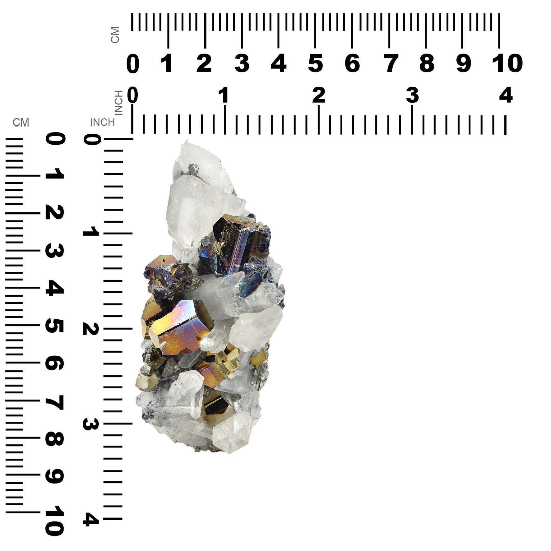 Rainbow Pyrite Crystal Specimen 668.5 carats