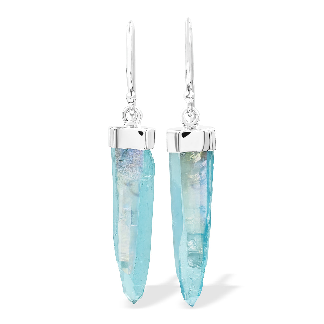 Aqua Aura Quartz Crystal