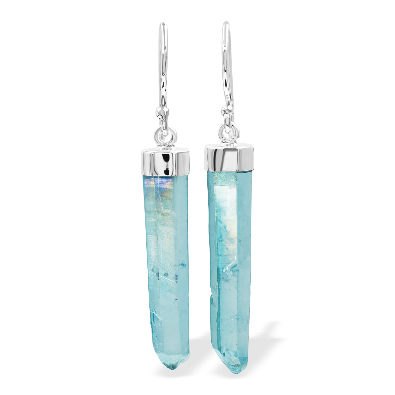 Aqua Aura Quartz Crystal